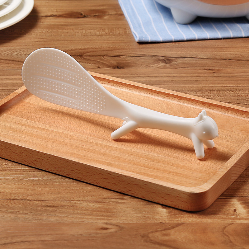 Rīsu karote Ziemeļvalstu PP multfilma Mājas virtuve Vāveres forma Rīsu karote karote zupas mērces lāpstiņa