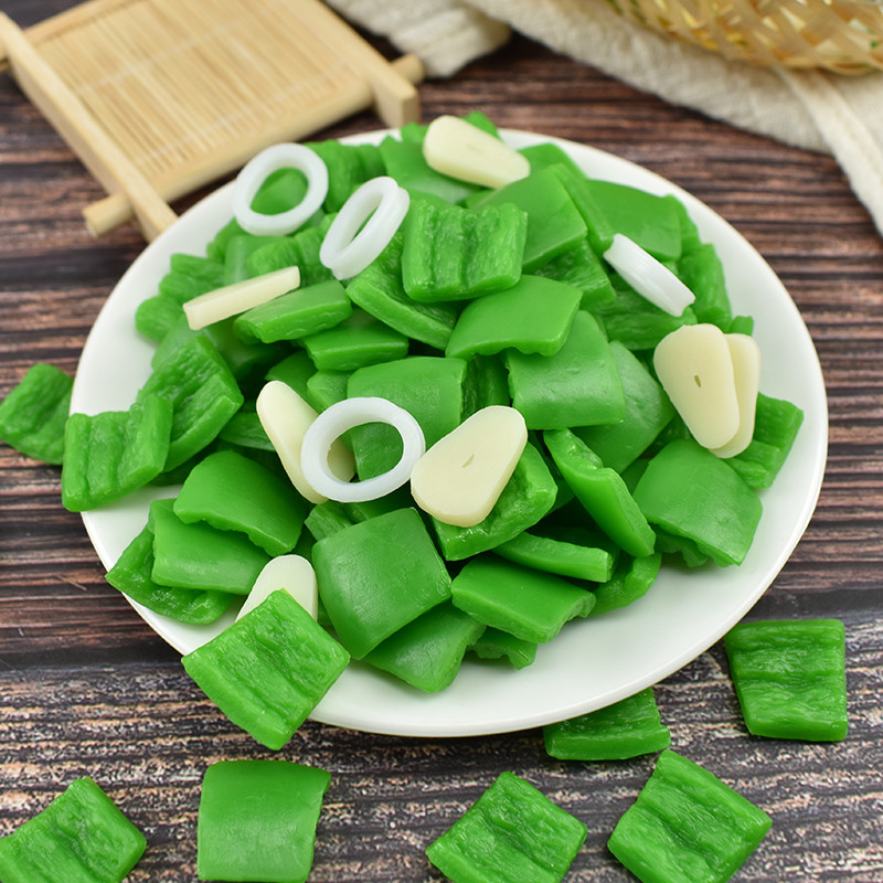 Simulatsioon toit Kunstlikud köögiviljad Pipar Sink Vorst Viilutatud Küüslauk Kalmaari Rõngas Mudel Köögiviljad Toiduviilu Peokaunistus Rekvisiidid