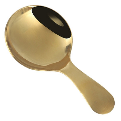 304 Nerūdijančio plieno šaukštelis trumpo koto vaikiškas šaukštelis mielas desertinis ledų šaukštelis mažas apvalus prieskonių šaukštelis 5 spalvų Y5GB