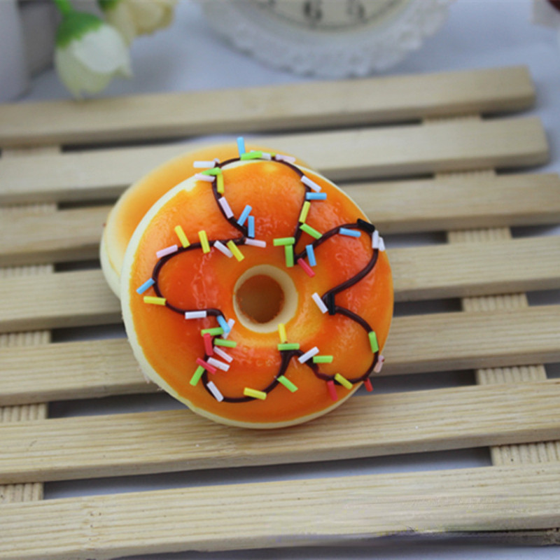 8kom Umjetne krafne Ukrasi Hrana Pu materijal Simulacija krafni Kruh Model tijesta Lažne grickalice Dekoracija Kalupi Pribor