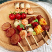 1PC Mini Jucărie Artificială Alimentare Simulare Grătar Accesorii în miniatură pentru Casa de păpuși Decorare bucătărie Artizanat Jucării pentru copii