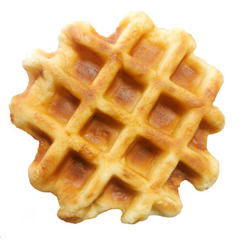 Simulation Waffle Bubble Waffle Breakfast Shop Model Dessert Cream Matching Props Βιτρίνα σκοποβολής