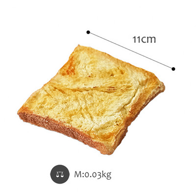 Pâine prăjită de fitness pentru slăbire falsă Felii de avocado Furnizorul de alimente false arată elemente de recuzită pentru mâncare de simulare
