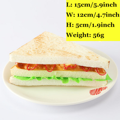 27 de tipuri de burgeri de pâine falsă gogoși artificiale prăjituri prăjite Accesorii pentru casă Recuzită pentru fotografie Vitrine Jucării pentru copii