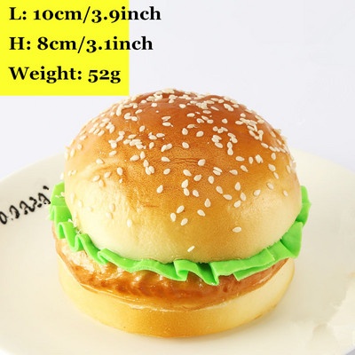 27 de tipuri de burgeri de pâine falsă gogoși artificiale prăjituri prăjite Accesorii pentru casă Recuzită pentru fotografie Vitrine Jucării pentru copii