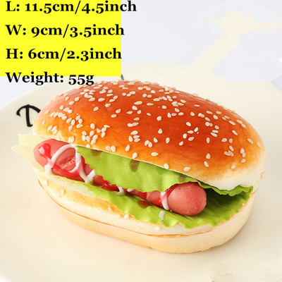27 de tipuri de burgeri de pâine falsă gogoși artificiale prăjituri prăjite Accesorii pentru casă Recuzită pentru fotografie Vitrine Jucării pentru copii