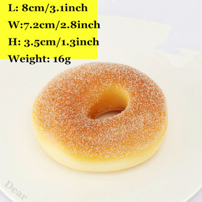 27 de tipuri de burgeri de pâine falsă gogoși artificiale prăjituri prăjite Accesorii pentru casă Recuzită pentru fotografie Vitrine Jucării pentru copii