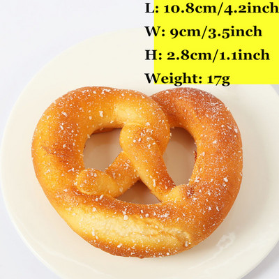 27 de tipuri de burgeri de pâine falsă gogoși artificiale prăjituri prăjite Accesorii pentru casă Recuzită pentru fotografie Vitrine Jucării pentru copii