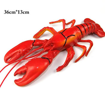 Προσομοίωση Fake Food Photography Prop Decor Lifelike Lobster Model Decor Τεχνητό φαγητό Δημιουργικό ρεαλιστικό ντεκόρ σε σχήμα αστακού