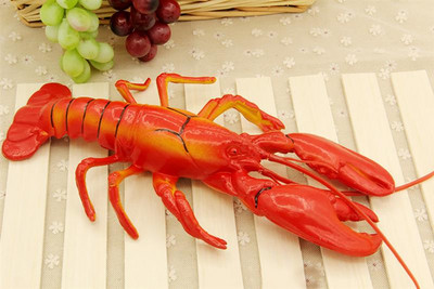 Προσομοίωση Fake Food Photography Prop Decor Lifelike Lobster Model Decor Τεχνητό φαγητό Δημιουργικό ρεαλιστικό ντεκόρ σε σχήμα αστακού