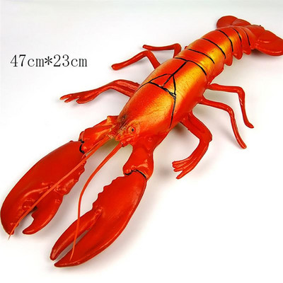 Προσομοίωση Fake Food Photography Prop Decor Lifelike Lobster Model Decor Τεχνητό φαγητό Δημιουργικό ρεαλιστικό ντεκόρ σε σχήμα αστακού