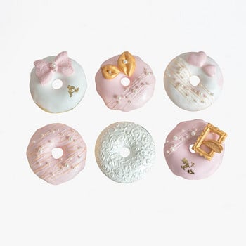 ροζ στυλ Artificial Donuts Fake Cake Simulation Donuts Decoration Window Fake Snack Ice Cream Ins Wind Food Photographi Prop