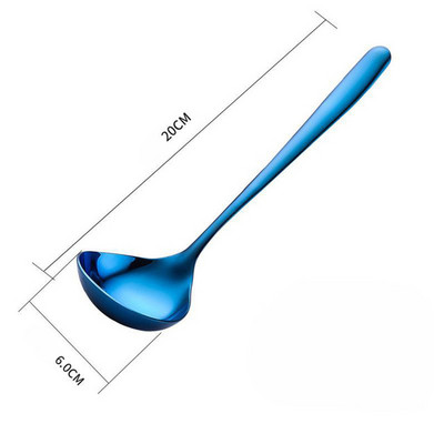 1PC bucătărie mâner lung lingură din oțel inoxidabil desert orez supă lingură linguriță linguri gătit Accesorii bucătărie Gadget-uri pentru casă