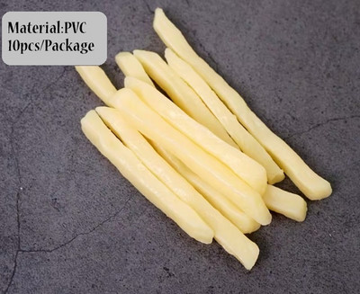 Kunstkrõpsud friikartulid Modell Toidufotograafia Rekvisiidid Ruumi sisustus Piduliku peokaunistused Lapse mänguasi