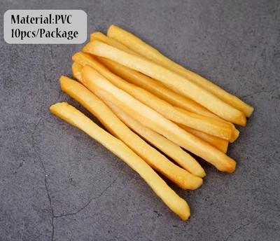 Kunstkrõpsud friikartulid Modell Toidufotograafia Rekvisiidid Ruumi sisustus Piduliku peokaunistused Lapse mänguasi