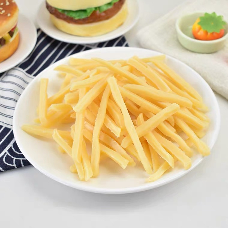 Kunstkrõpsud friikartulid Modell Toidufotograafia Rekvisiidid Ruumi sisustus Piduliku peokaunistused Lapse mänguasi