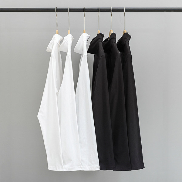 Meeste pluus kõrge polo kraega