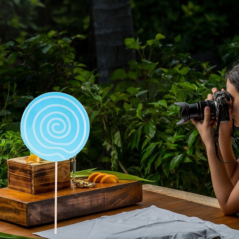 2kom Drveni rekvizit za lizalice Rekviziti za fotografije Ukrasi od slatkiša Rođendanske lizalice Pokloni za svadbe Ukrasi za štand s hranom