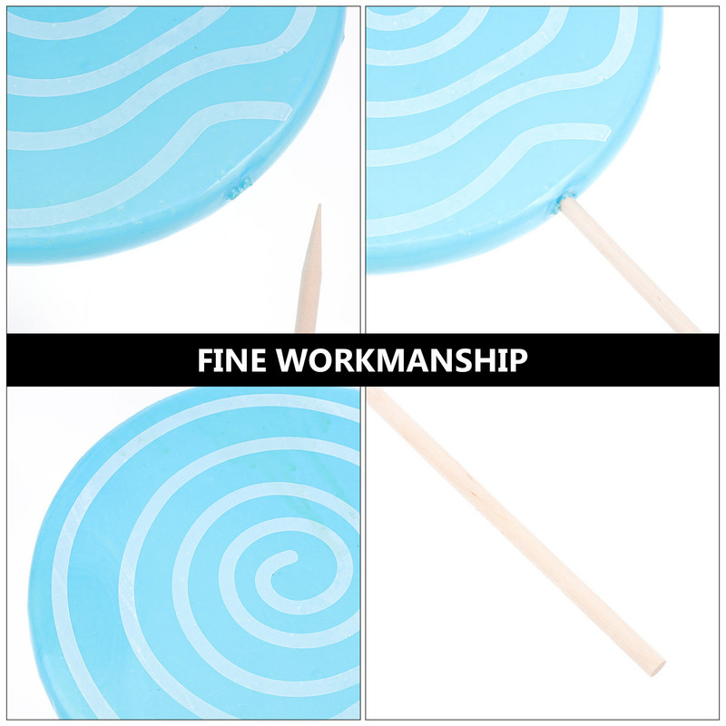 2kom Drveni rekvizit za lizalice Rekviziti za fotografije Ukrasi od slatkiša Rođendanske lizalice Pokloni za svadbe Ukrasi za štand s hranom