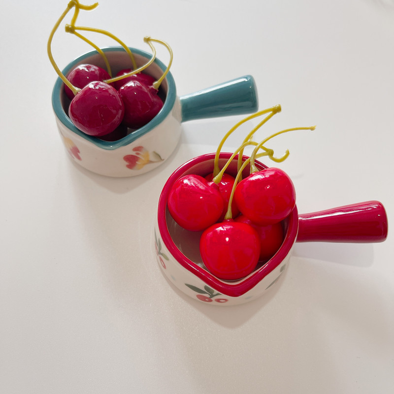 10 buc./lot Simulatiom spumă cireșe Fructe false pentru obiecte de fotografie Decorare ferestre Accesorii DIY