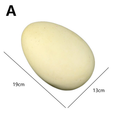 Simulare artificială falsă ouă de struț mari de dinozaur Cadouri de Paște Recuzită alimentară Jucării pentru copii Hotel Restaurant Magazin Decorare