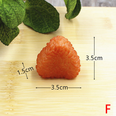 Mâncare falsă artificială Sushi Somon Model Rollo de orez Recuzită pentru fotografie Ornament de casă Artizanat Decorare alimentară Jucării pentru copii Simulare