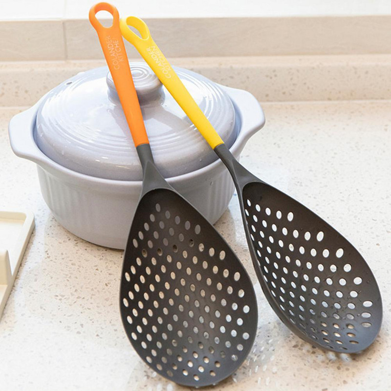 Linguriță pentru strecurătoare Anti-alunecare Agățat ușor Rezistent la temperaturi înalte Izolație termică Anti-opărire Scurgere rapidă Plasă fină din plastic