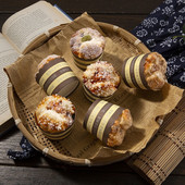 6 KOM Umjetni kolačići Umjetna hrana Torta Igračka Kruh Desert Dekoracija Prikaz Rekviziti Pravi model Kuhinjska igračka Dekoracija