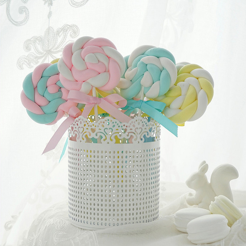 1 buc simulare acadele din bumbac vitrine de prăjituri amenajate fundal pentru fotografie bomboane false acadea simulată