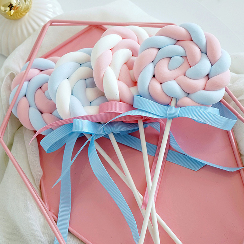 1 buc simulare acadele din bumbac vitrine de prăjituri amenajate fundal pentru fotografie bomboane false acadea simulată