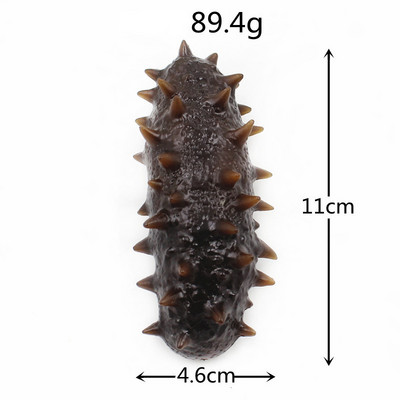 Simulare de castraveți de mare hrană artificială model de castraveți de mare acvatici, alimente distractive, recuzită pentru fotografie, jucării pentru copii, holothurian Simul