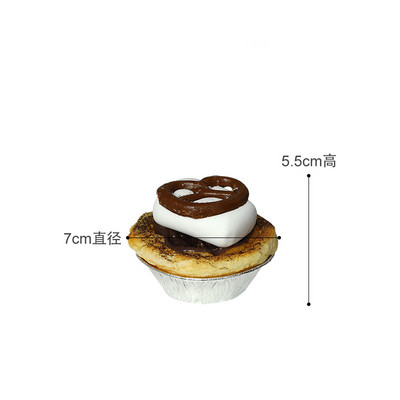 Model de tartă cu ouă falsă artificială, simulare, tartă cu ouă cu fructe, magazin de prăjituri, vitrine, decorare, bricolaj, petrecere, alimente, recuzită pentru fotografie