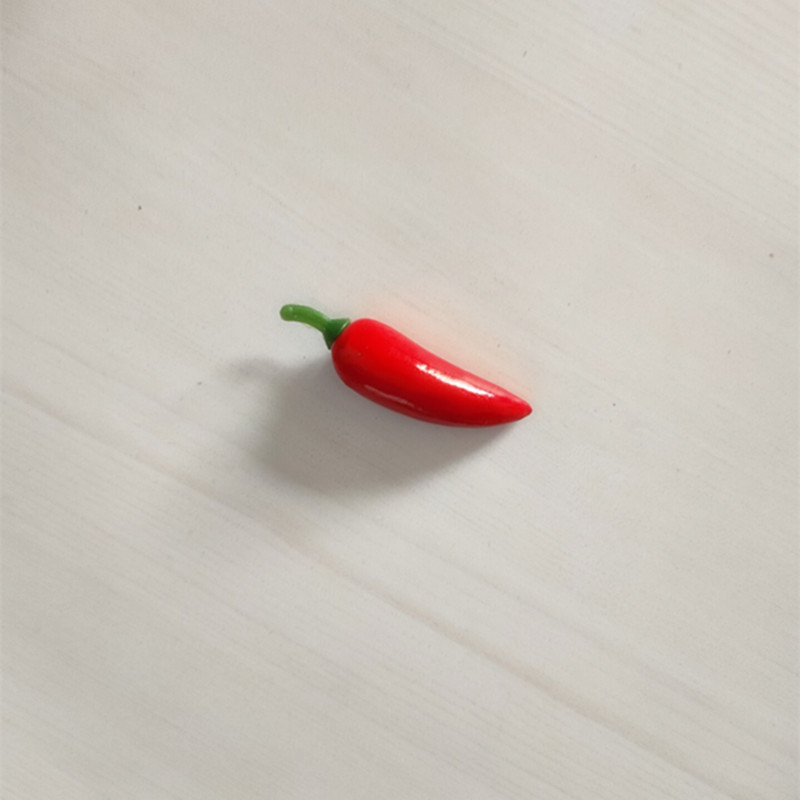 10 vnt. / part. 4 cm Mini netikrų pipirų modeliavimas Vaisiai ir daržovės Fotografijos reikmenys Ankstyvojo ugdymo reikmenys Maisto rekvizitai PE