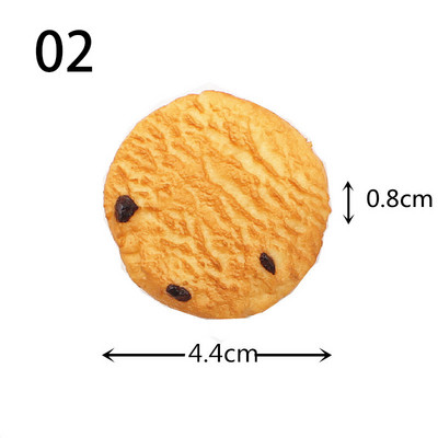 Dirbtinis sausainis Dirbtinis sausainis modelis Namų modeliavimas sausainis maistas desertas kepimas virtuvės dekoravimas stalo langų rekvizitai