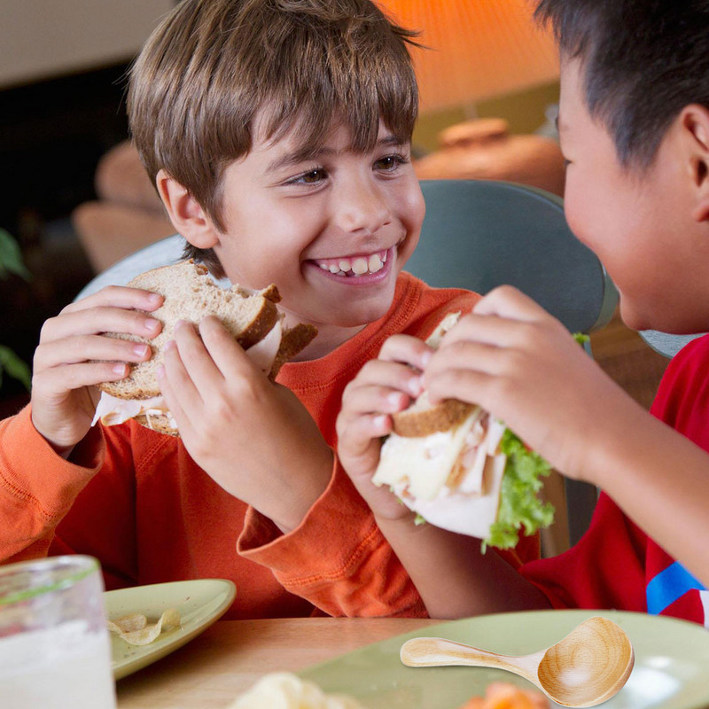 1 bucată linguri de supă din lemn Linguri de masă Linguri de amestecare Oală de servit din lemn Orez Servitor lingură Lingură