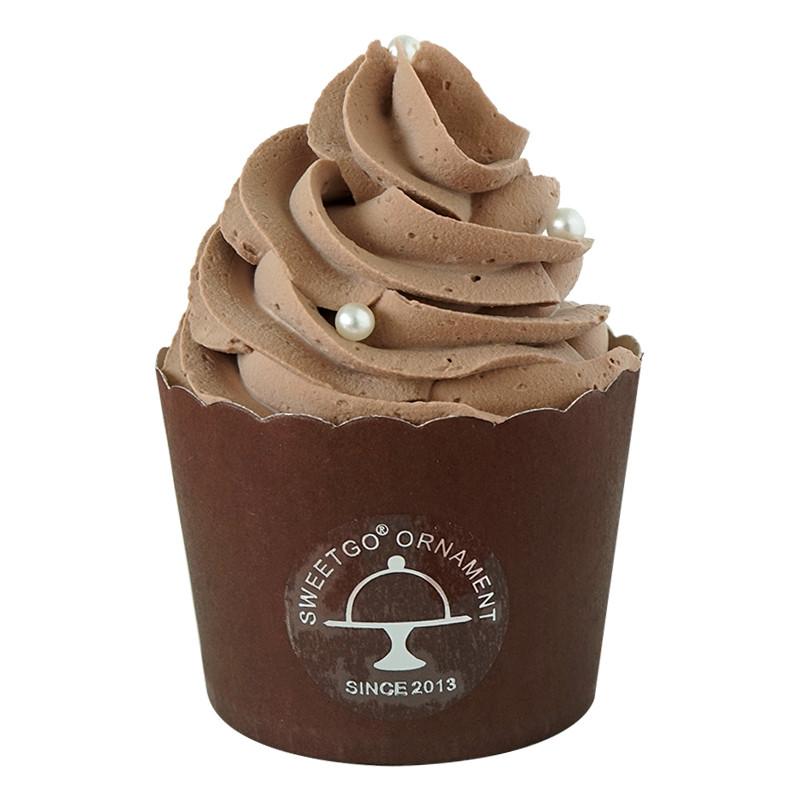 Cupă de simulare drăguță Înghețată Tort artificial rafinat Decorare nuntă romantică Acces foto Vitrina magazin