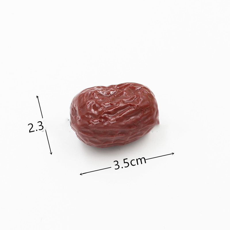 Simulacija veliki crveni datulja zimski med datulja sušeno voće hrana model dekoracija sobe rekviziti za pucanje preko igračaka