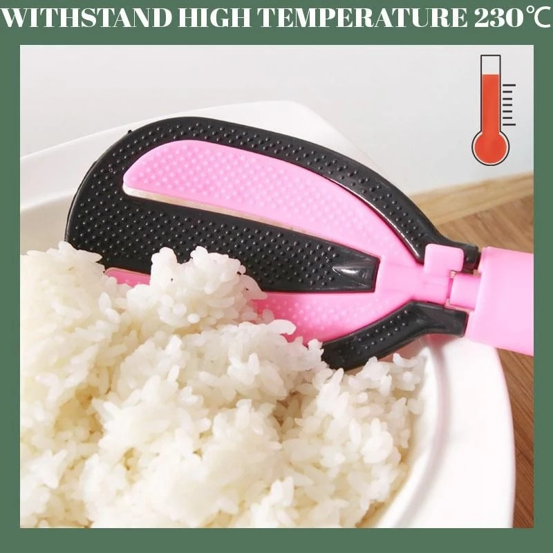 Lingurita de orez antiaderenta Spatula de orez in picioare Creatives Ustensile de bucatarie de uz casnic Lingura de orez antiaderenta pentru bucatarie