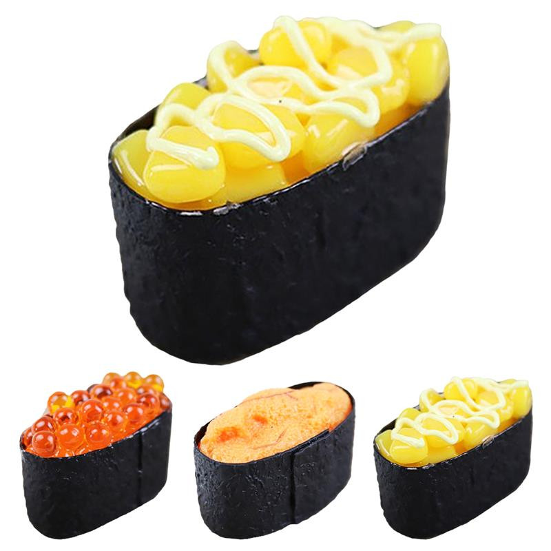 Kunstlik sushi Dekoratiivne Realistlik toidu väljapanek Model Food Prop Photo Prop