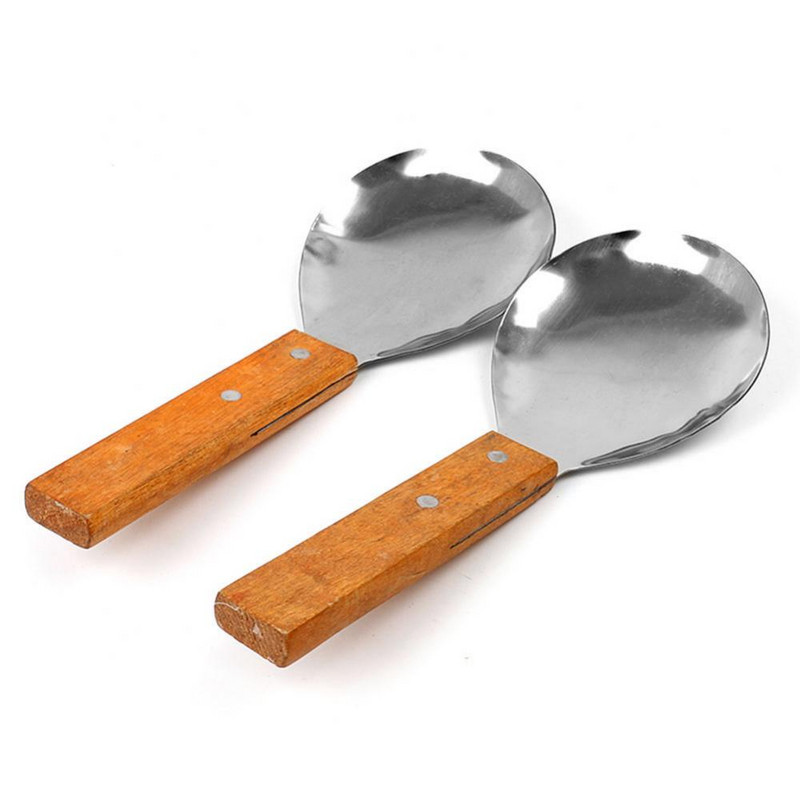 Lopatica za jelo Posuđe od nehrđajućeg čelika Kuhinjska žlica velikog kapaciteta Posuda za juhu od riže