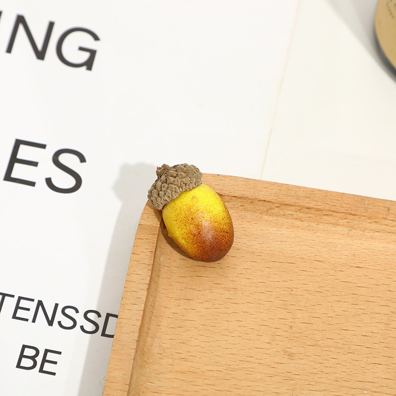 20 tk kunstlikud väikesed tammetõrud talumaja sisekujundus Võltstoidu fotograafia rekvisiidid Vaht simulatsioon puuviljataim pühadekaunistus