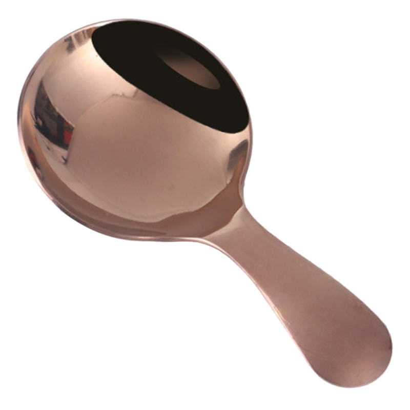 H55A Κουτάλι παγωτού με κοντή λαβή Χαριτωμένο από ανοξείδωτο ατσάλι Ζάχαρη αλάτι κουτάλι καφέ Κουτάλι επιδόρπιο Κουζίνα καρυκεύματα Κουτάλι μπαχαρικών