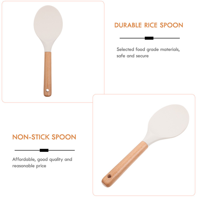 Ryžių irklentės šaukštas Silikoninė mentelė Serviravimo kaušelis Šaukštai Kepimo pagaliukas Ne virtuvės viryklė Sušių reikmenys Kinietiški irklai Azijietiški