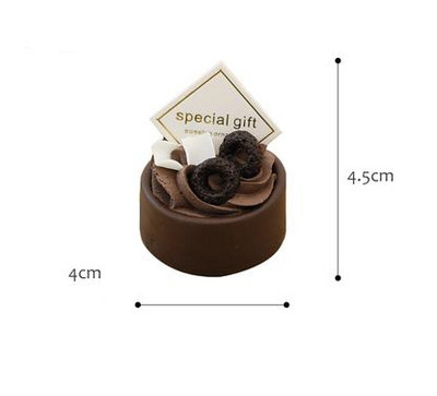 Simulatsioon Šokolaaditaoline pähkliküpsis Väike kook Magustoit Kunstlik toit Fotorekvisiit Pulmalaud Koogipood Võltskoogi kaunistus