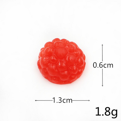 Simulare mică Capsuni Mini PVC Capsuni DIY Mancare Joaca Crema Argila Fructe Accesorii