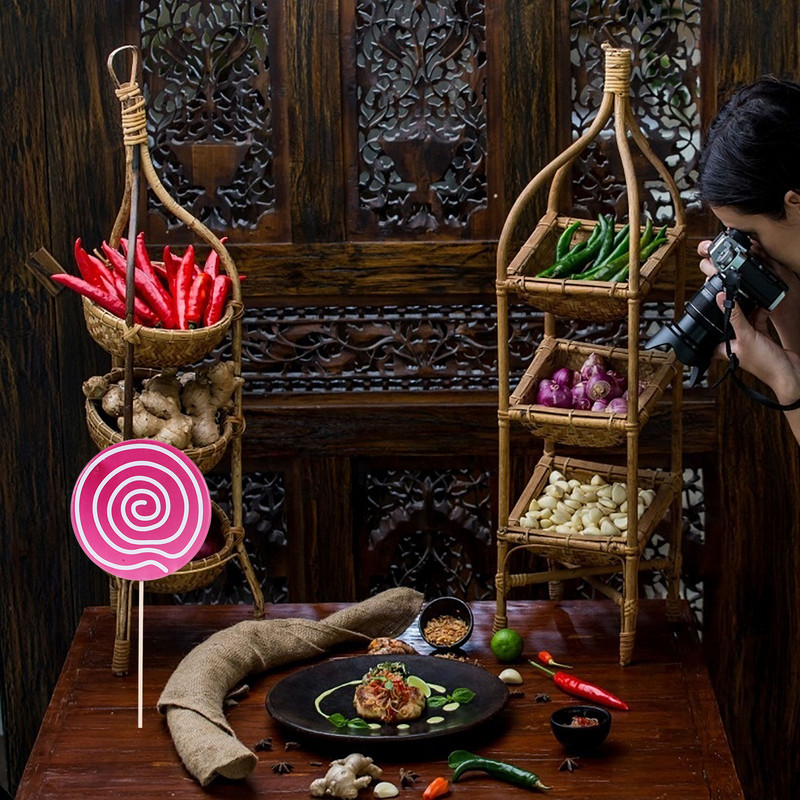 30 tk. Loomingulised pulgakommdekoorid, vikerkaare pulgakommi sisetükk, ornament isetehtud pulgakommi rekvisiidid, laste beebi sünnipäeva pulmapeo koogikaunistus