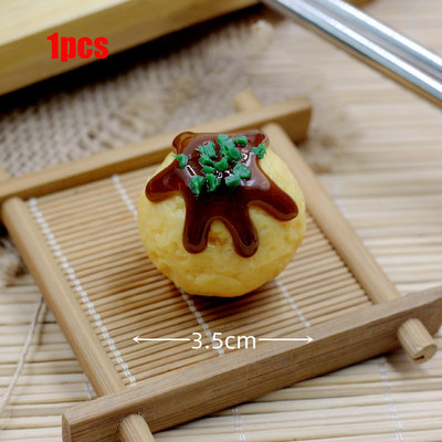 Μπάλες χταποδιού τεχνητού ιαπωνικού στιλ Ψεύτικα τρόφιμα Μοντέλο κεφτέ από PVC Δείγμα κουζίνας Δείγμα φωτογραφίας Προβολή παραθύρου εστιατορίου