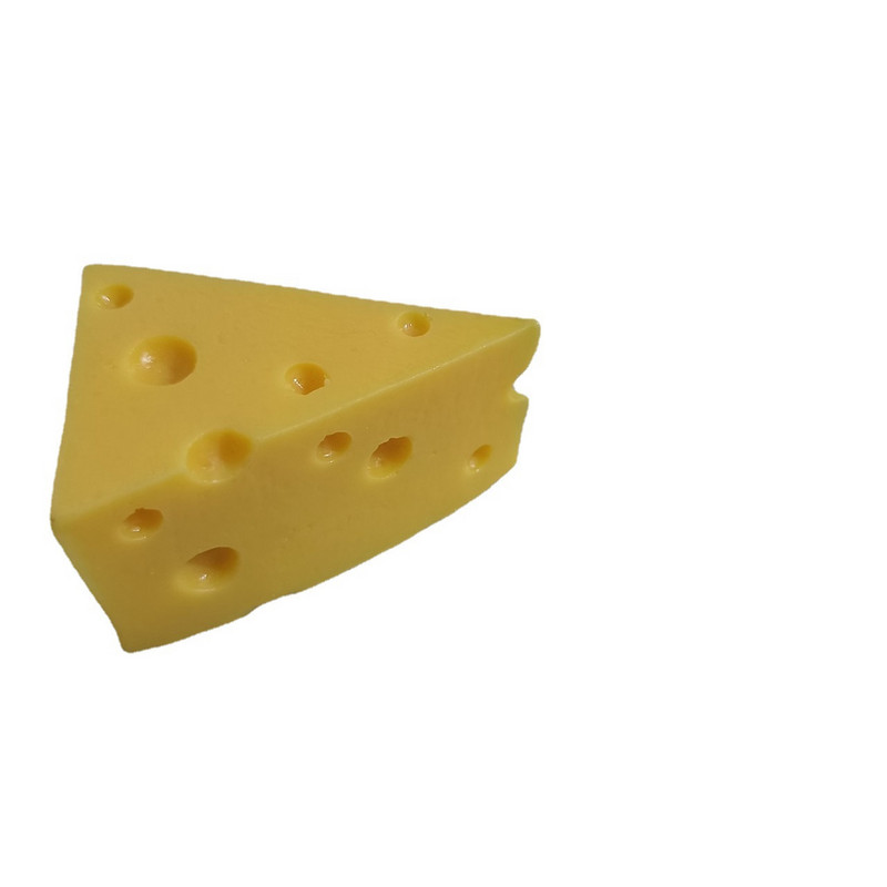 2 bucăți rășină triunghi cheese cake artificială mâncare pandantiv masa decor