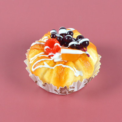 1 tk simulatsioon puuviljakoogi mudel võltsitud toit PU leib kunstlik muraka viinamarjakook küpsetamine fotograafia rekvisiidid kodukaunistusega laste mänguasi