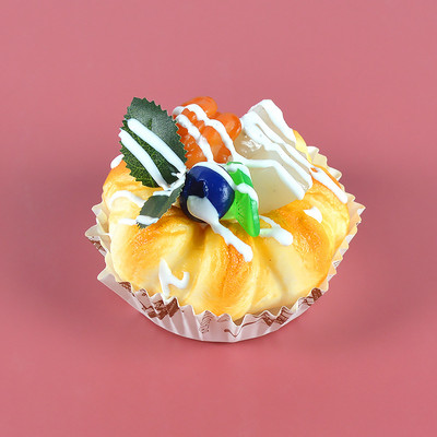 1 tk simulatsioon puuviljakoogi mudel võltsitud toit PU leib kunstlik muraka viinamarjakook küpsetamine fotograafia rekvisiidid kodukaunistusega laste mänguasi